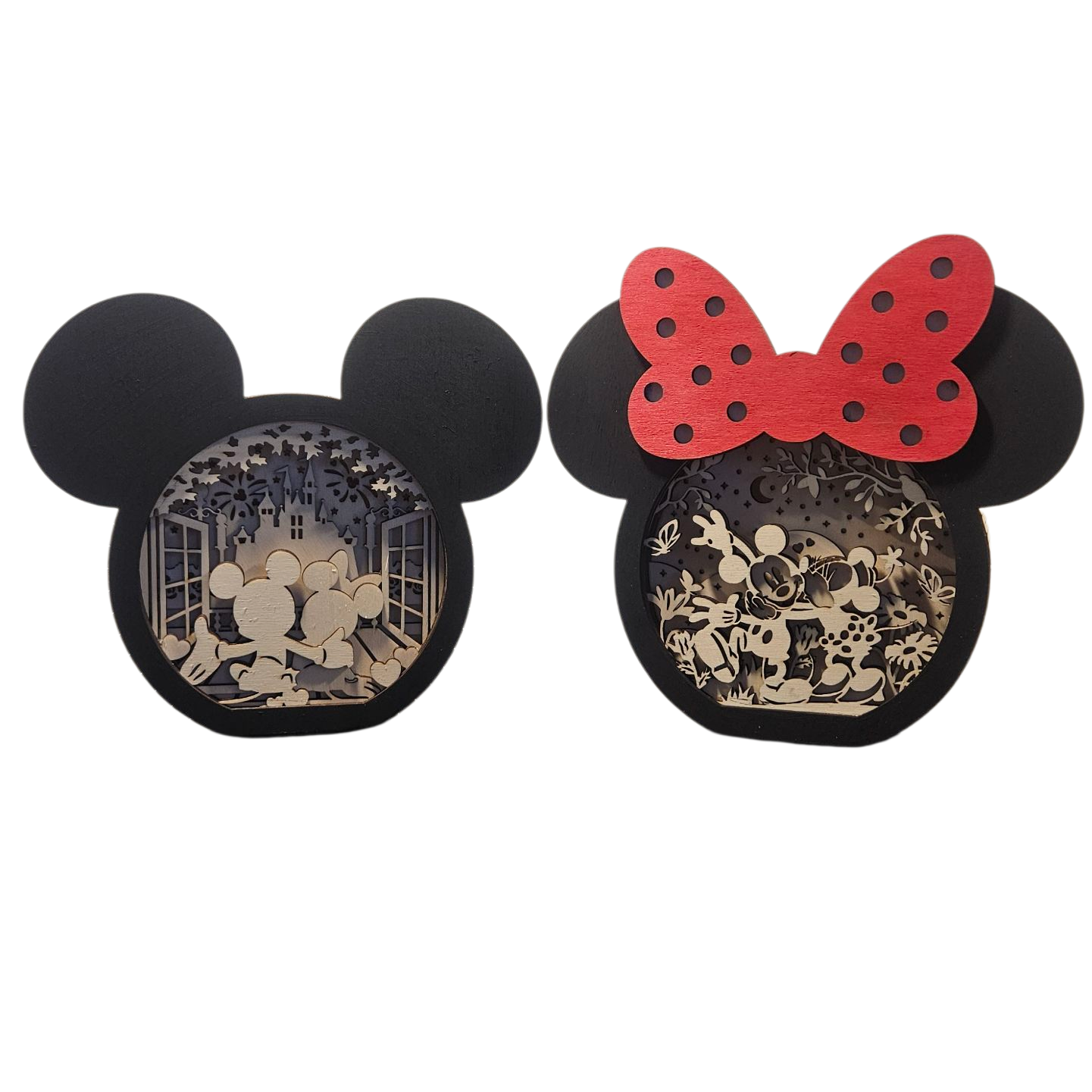 Set: Schattenboxen „Mickey & Minnie Mouse“