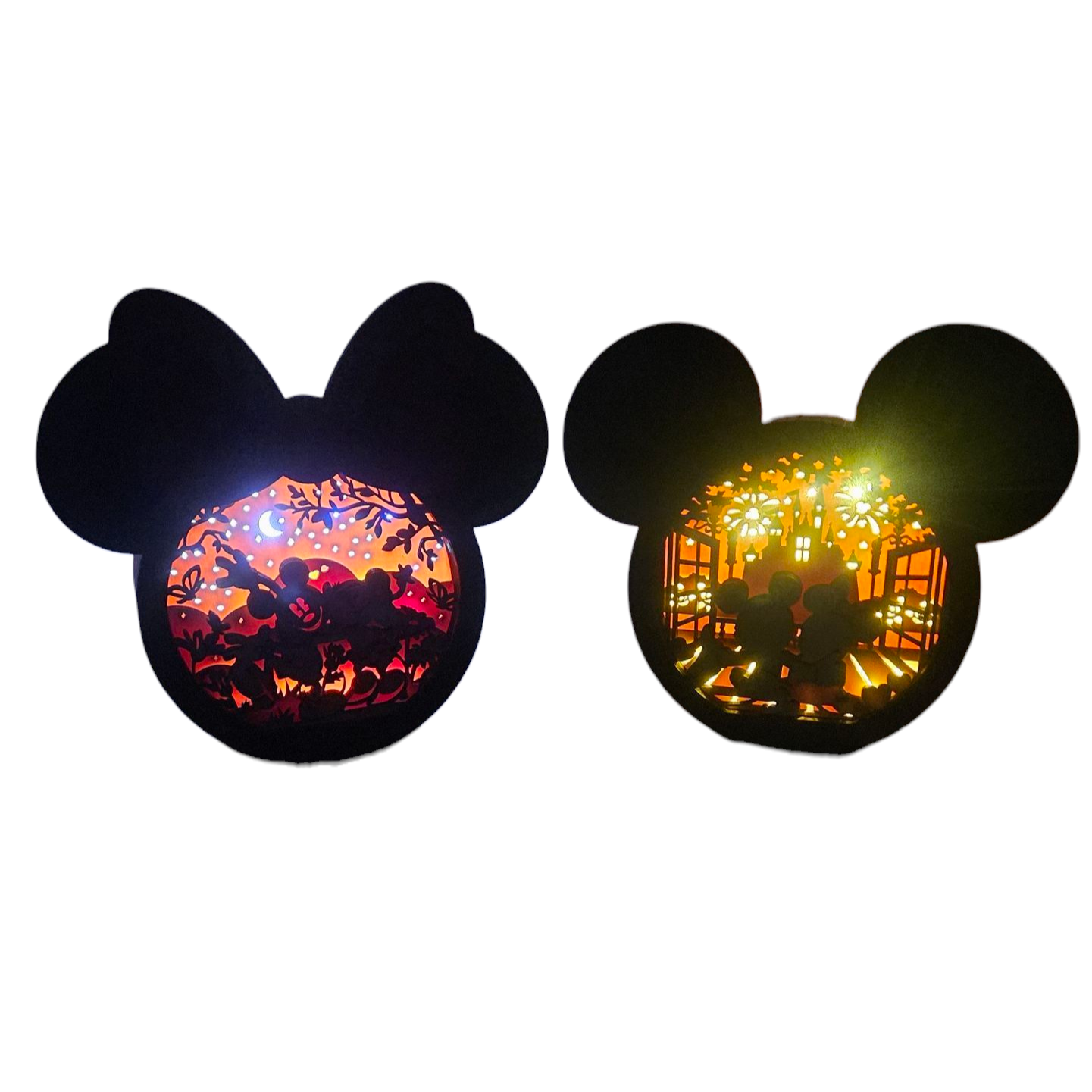 Set: Schattenboxen „Mickey & Minnie Mouse“