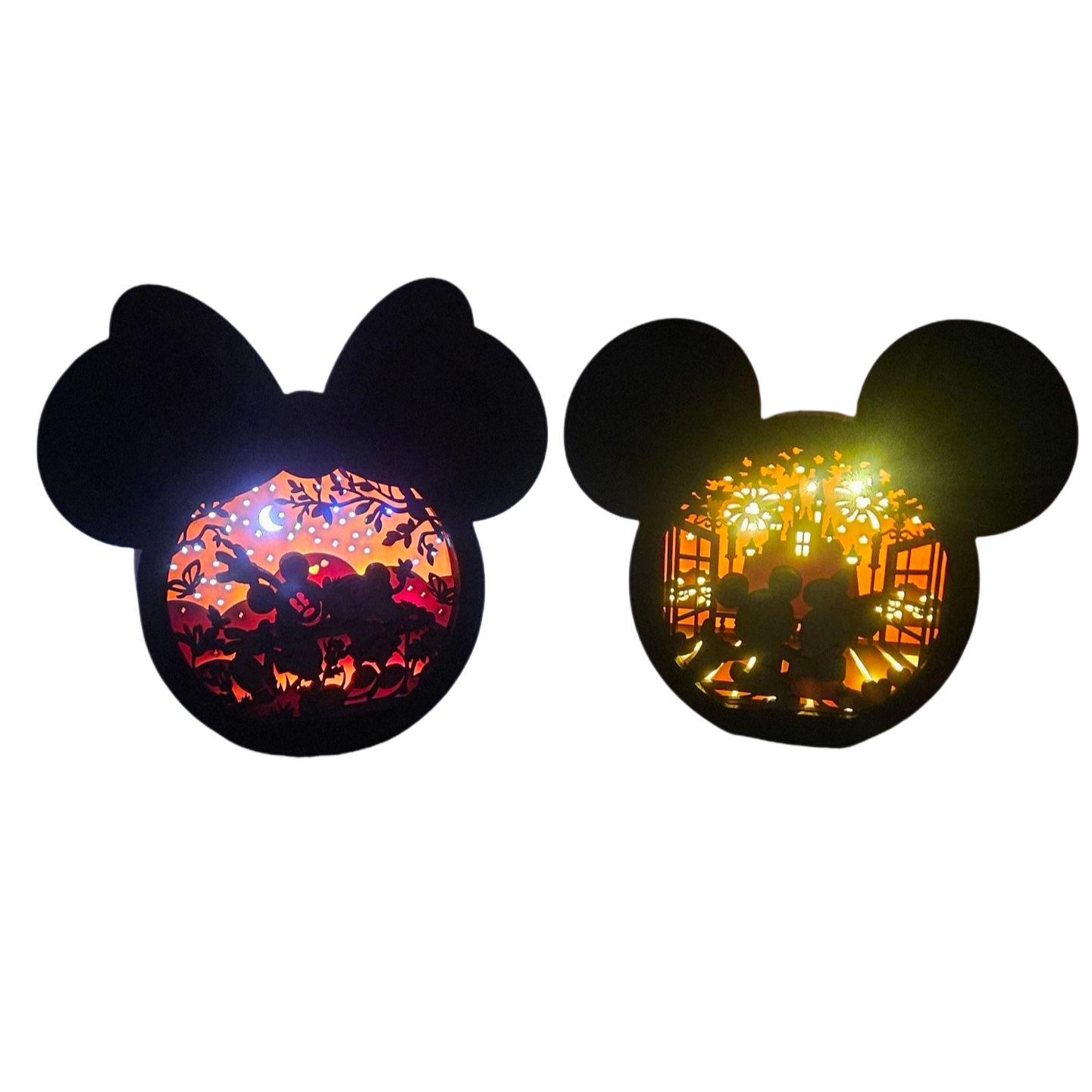 Set: Schattenboxen „Mickey & Minnie Mouse“