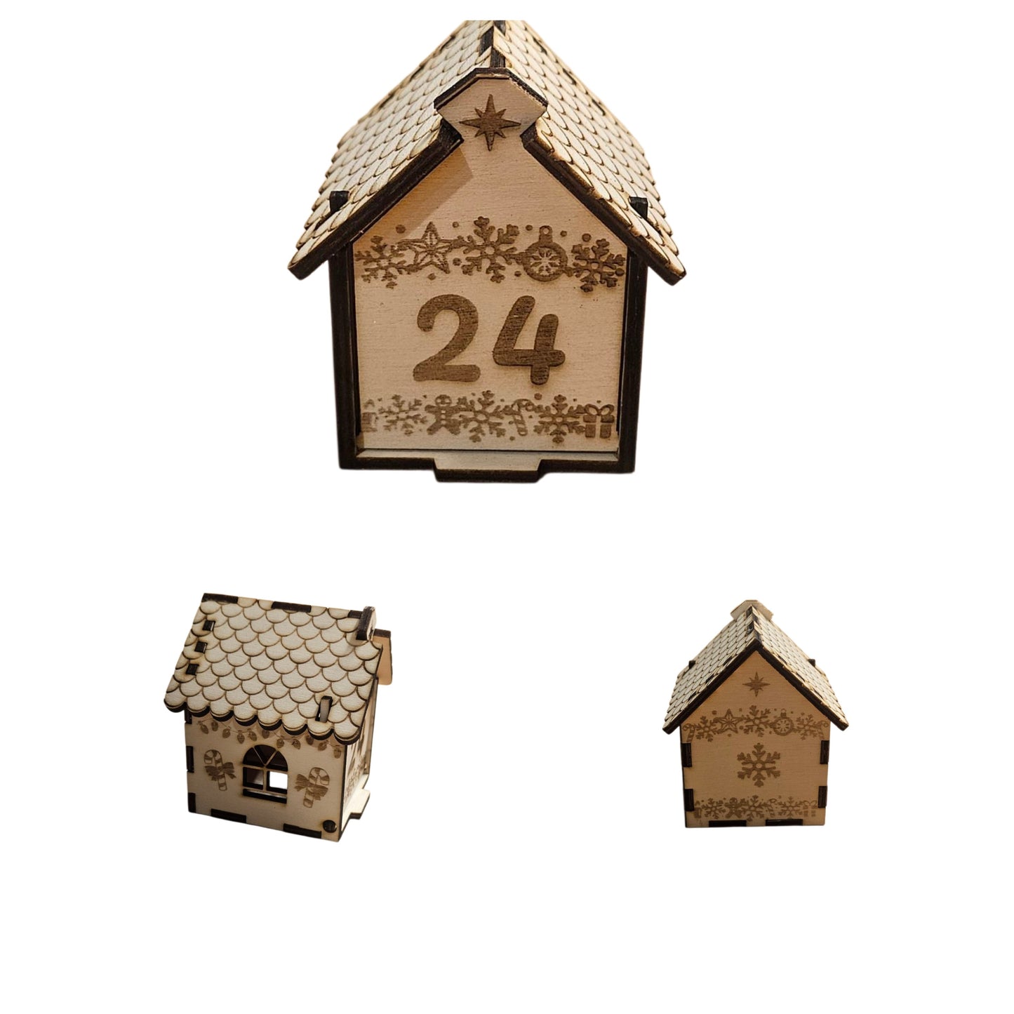Adventskalender mit 24 HĂ€uschen