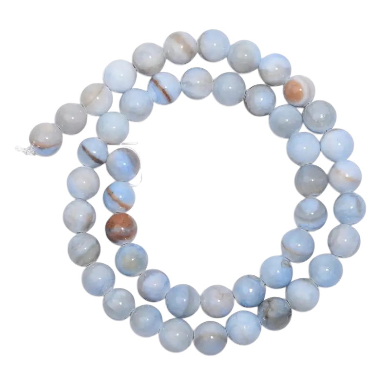 Makramee-Armband – Line - Persischer Chalcedon