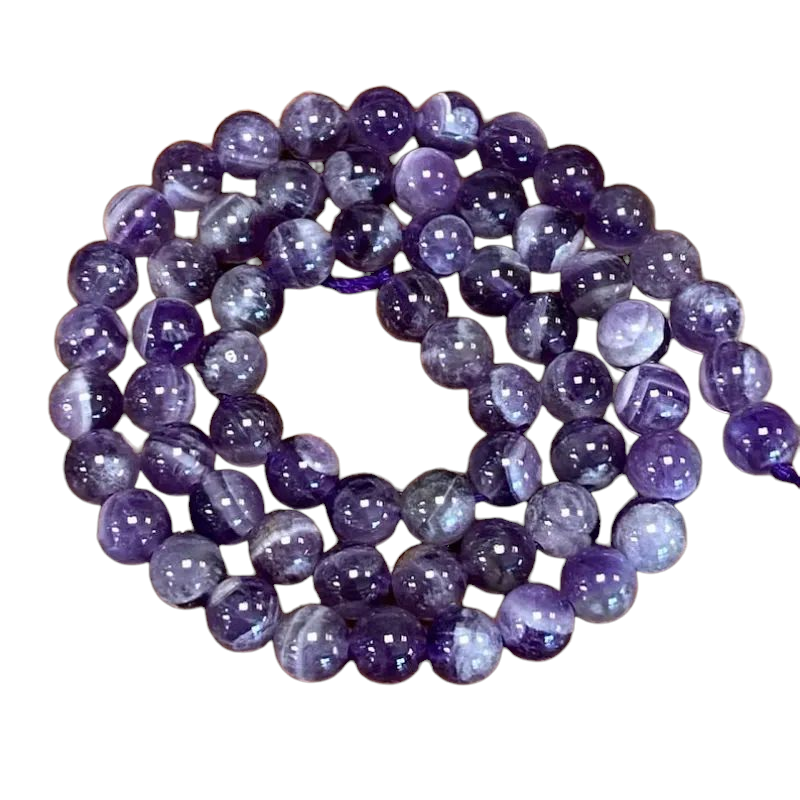 Makramee-Armband – Line - Amethyst