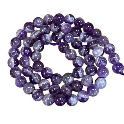 Makramee-Armband – Line - Amethyst