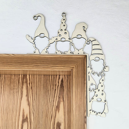 Décoration de porte « Vœux de Lutins »