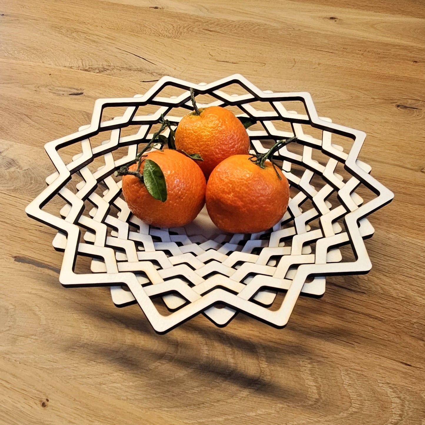 Spiral Wooden Bowl