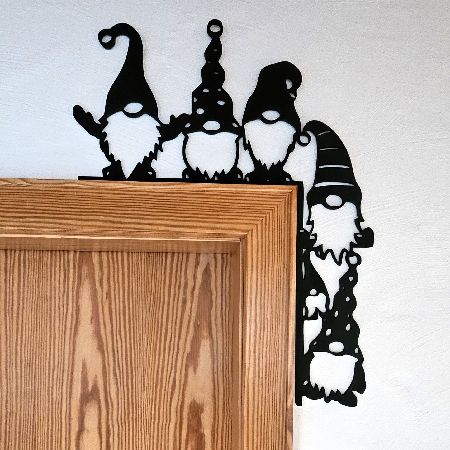Décoration de porte « Vœux de Lutins »
