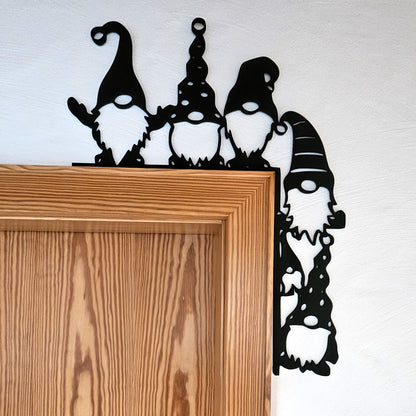 Décoration de porte « Vœux de Lutins »