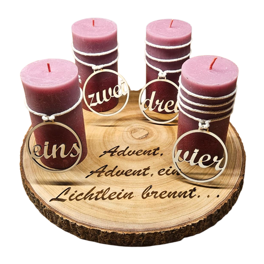 Adventskranz - Vier Lichter