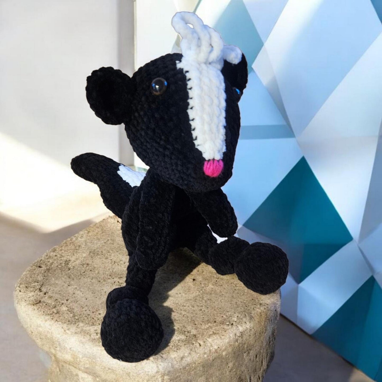Momo le mouffette à crocheter