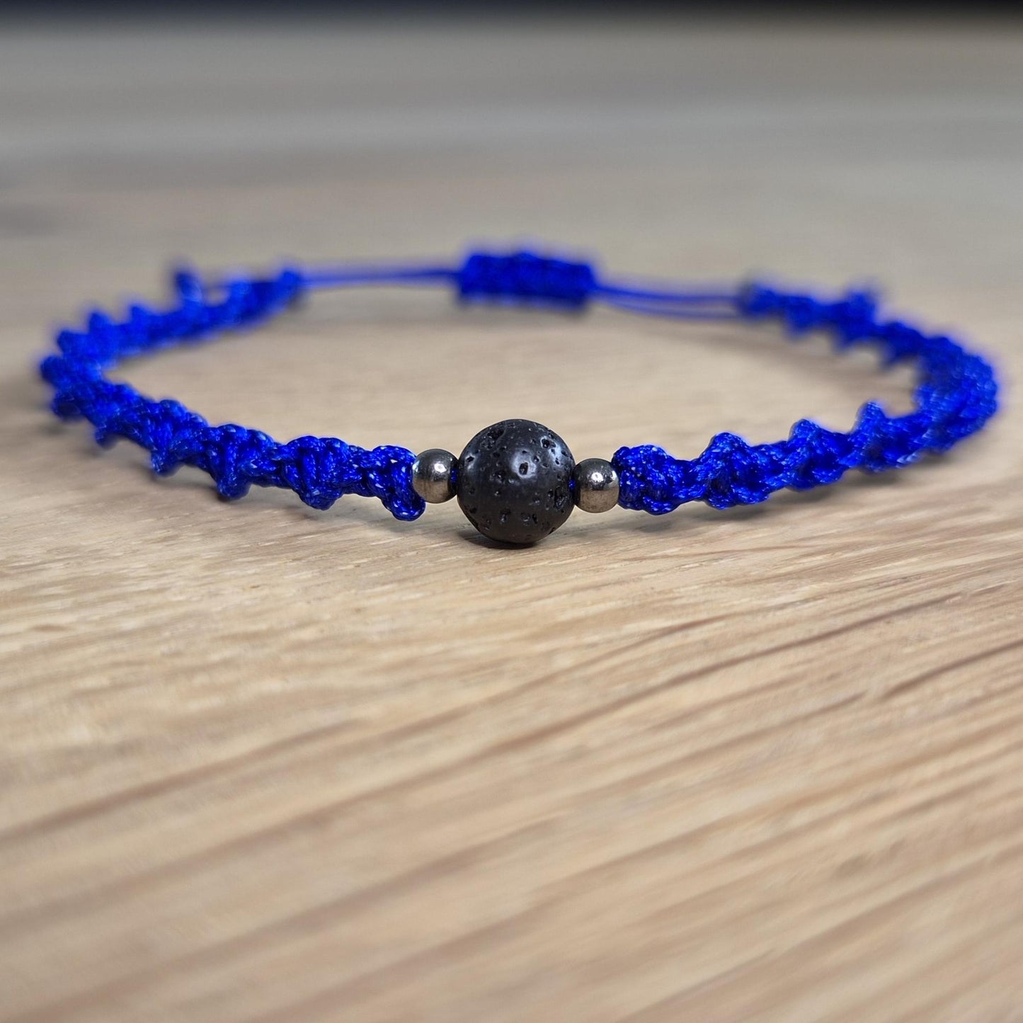 Makramee-Armband – Twist - Lavastein