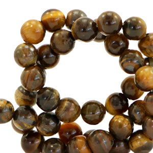Makramee-Armband – Line - Tigerauge