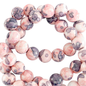 Makramee-Armband – Line - light pink blue